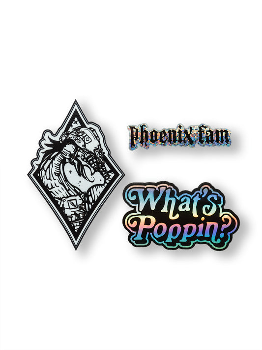 Phoenix Feather – Sticker Pack